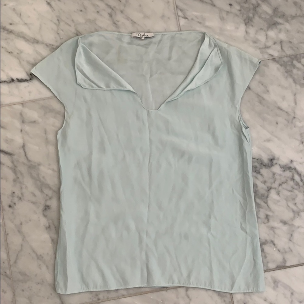 Parker silk top